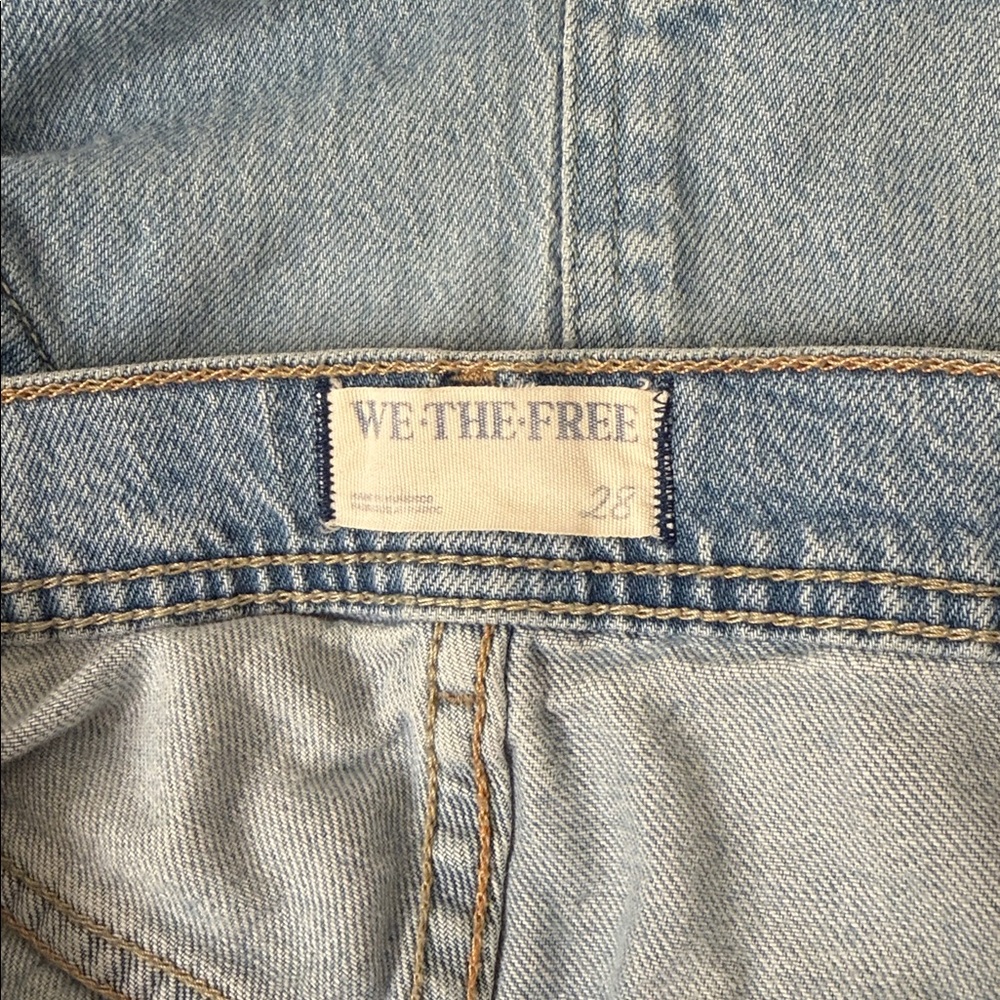 We The Free Piper Wide Leg Double Pocket Crop Jeans - Picture 3 of 10